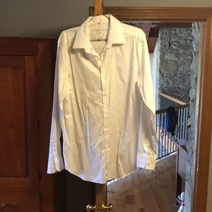 White button down